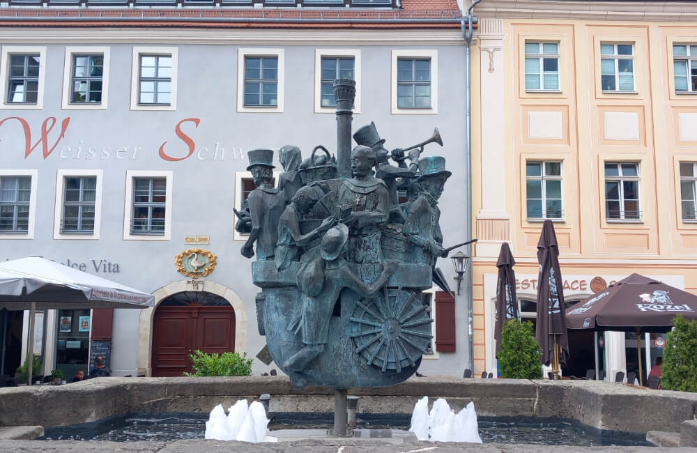 Pirna town square