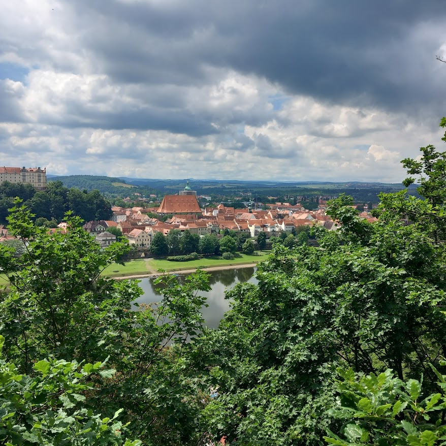 View over the Elbe near Pirna