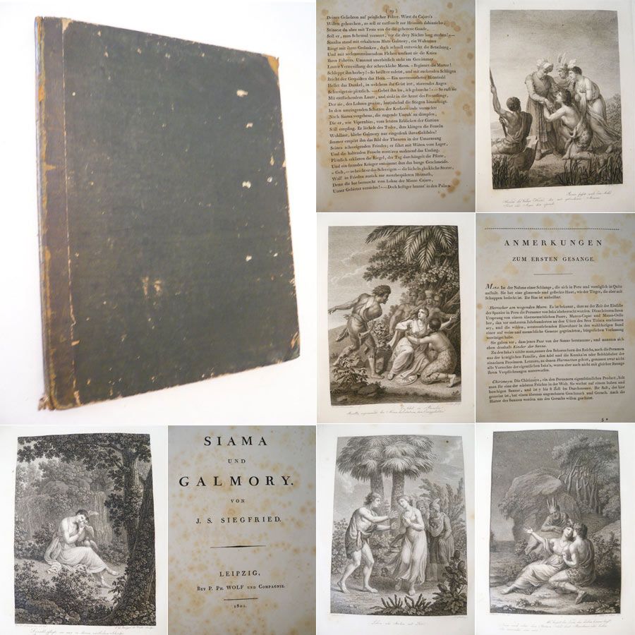 Woodcut illustrations from Siama und Galmory